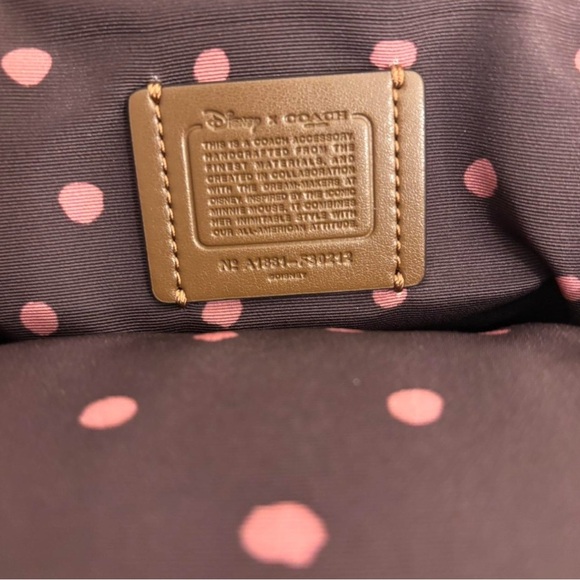 Coach Disney X  Kisslock Wristlet Minnie Mouse Ears Limited Edition - Picture 7 of 8